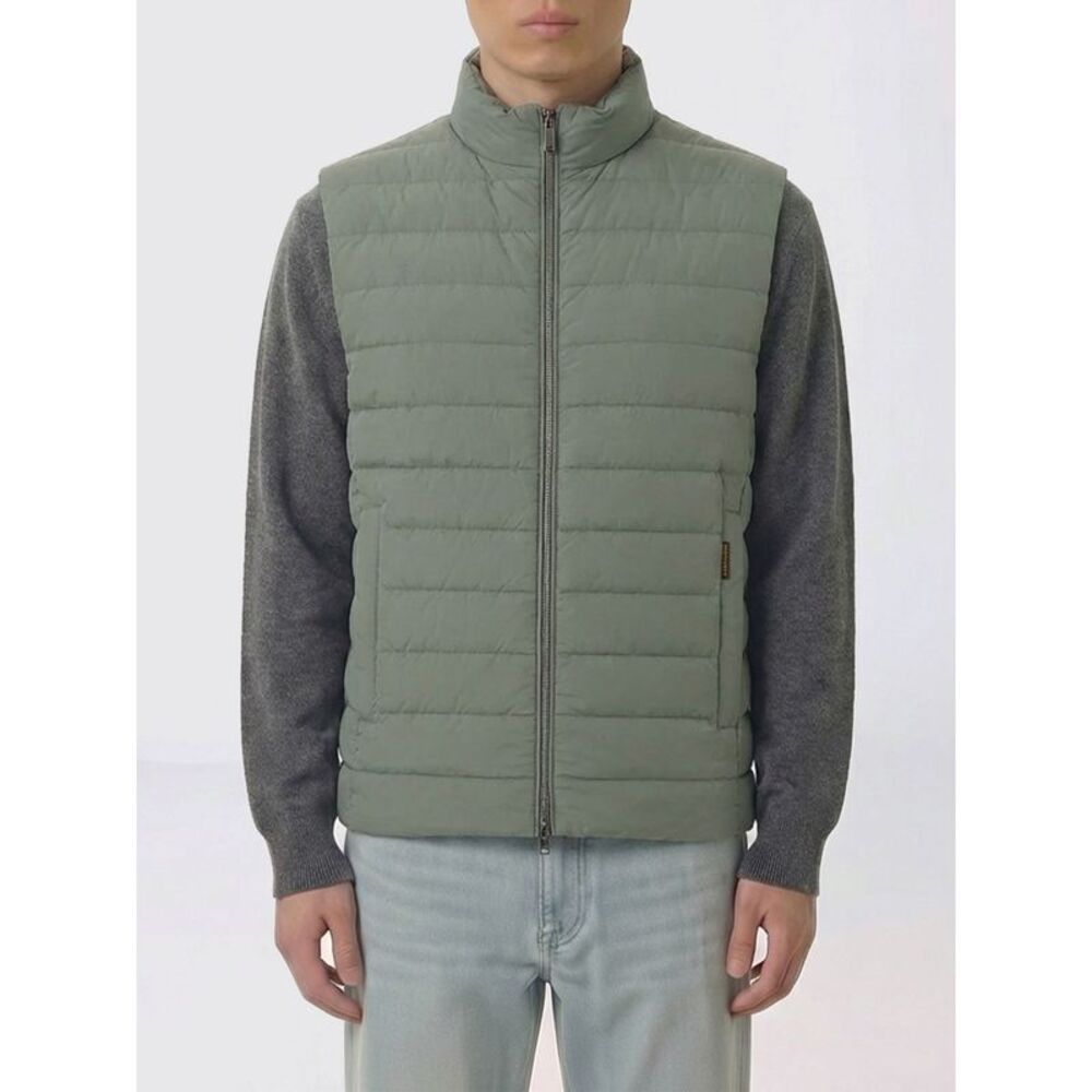Moorer Suit Vest Men Green
